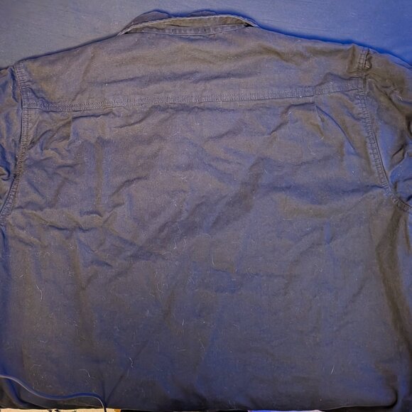 River's End Men's Flannel-Lined Canvas Snap-Front Shirt - Black - Large - Picture 4 of 6